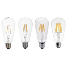 Edison Bulb E27 Retro Lamp ST64 8W 12W 16W 220V Vintage Filament Lamp Replace 40w 60w 80w Incandescent Bulb for Home Lighting 2024 - buy cheap
