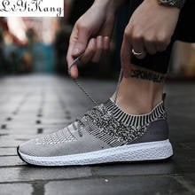 LVYIKANG-zapatos informales con cordones para Hombre, Zapatillas planas transpirables para primavera y verano 2024 - compra barato