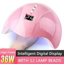 36W Nail Art USB Nail Lamp UV 12 Led Light Nail Gel Dryer Curing Polish Machine For All Gels Polish Sun Light Infrared Sensing 2024 - buy cheap