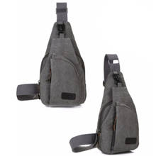 Lona sacos de peito esportes ao ar livre multifuncional mochila boston bolsa de viagem dos homens da forma saco estilingue pacote peito saco crossbody 2024 - compre barato