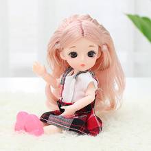 Fashion Doll Smart Girl Princess Doll Multi-joint Movable Mini DIY Toy Simulation 3D Doll Gift for Girl 2024 - buy cheap