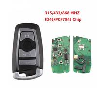 4 Button car smart Remote Key 315/433/868 Mhz for BMW 3 5 7 Series 2009-2016 CAS4 F System Keyless Go Fob KR55WK49863 2024 - buy cheap