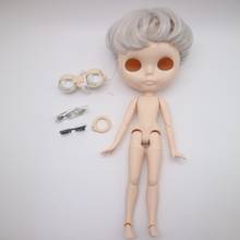 Couro cabeludo e olhos para personalização diy, acessórios boneco nude blyth boy 2024 - compre barato