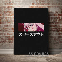 Zero Two Darling in the Franxx-lienzo para decoración de pared, imágenes artísticas para dormitorio, estudio, hogar, sala de estar, impresiones, póster 2024 - compra barato