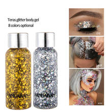 Laser sequins face and body dress up glitter gel cream colorful polarized sequins body glitter powder 2024 - buy cheap