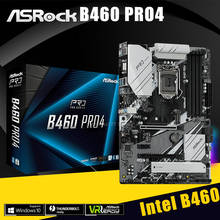 ASRock B460 Pro4 Motherboard LGA 1200 DDR4 PCI-E 3.0 M.2 SATAIII HDMI-Compatible VGA Overlocking 128GB Desktop Placa-Mãe ATX NEW 2024 - buy cheap