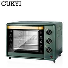 Cukyi-forno elétrico de cozimento doméstico 32l, grande, ferramentas para churrasco, bolo, pão, frango, biscoito, pizza, 60min de tempo, 220v 2024 - compre barato