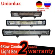 Unionlux 4/7/17/20/23/28/36inch Offroad LED Work Light Bar ATV 12V 4X4 Spot Flood led Bar for SUV Truck Fog LED Driving Light 2024 - buy cheap