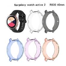 TPU Protective Case for Samsung Galaxy Watch Active 2 40mm/44mm R830 R820 Smart Watch Soft Rubber Case 2024 - buy cheap