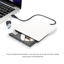 External DVD Drive USB 3.0 Portable CD DVD RW Drive Writer Burner Optical Player Compatible For Windows 10 Laptop Desktop 2024 - buy cheap