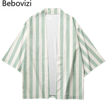 2021 New Designer Plus Size Stripe Loose Japanese Streetwear Cardigan Women Men Harajuku Haori Kimono Yukata Clothes XXXL 2024 - buy cheap