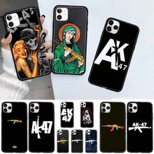 AK47 Gun design pattern  high quality luxury Phone Case funda for iPhone 11 12 pro XS MAX 8 7 6 6S Plus X 5S SE 2020 XR 2024 - buy cheap