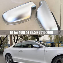 Tapa de espejo retrovisor de ala lateral para Audi A3 S3 8P 10-12 A4 S4 B8 8K B8.5 12-15 A5 S5 RS5 B8, cubierta de carcasa de plata mate, embellecedor 2024 - compra barato