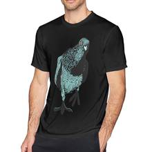 Pigeon Bird T Shirt Curious Red-eyed Pigeon T-Shirt Printed Cute Tee Shirt Fashion Short-Sleeve Tshirt 2024 - buy cheap