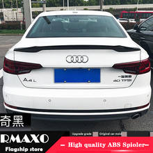 For  Audi A4 Spoiler 2018-2019 Audi A4  A4L TF High Quality Spoiler ABS Material Car Rear Wing Primer Color Rear Spoiler 2024 - buy cheap