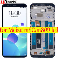 ЖК-дисплей 5,45 дюйма для Meizu M8C, сенсорный экран, дигитайзер в сборе для дисплея meizu M8C M810H M810L, замена дисплея 100% тест 2024 - купить недорого