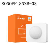 Датчик движения SONOFF SNZB-03 ZigBee, обнаружение движения, триггер, оповещение, уведомление, работает с приложением SONOFF ZigBee Bridge eWeLink 2024 - купить недорого