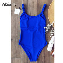 Vikionfly-maiô feminino de uma peça, 2020, crochê, sexy, traje de banho brasileiro, roupa para nadar, traje de banho feminino 2024 - compre barato