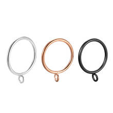 uxcell Silver Or Black Or Gold Curtain Rings Metal Drapery Ring for Curtain Rod For Holding Shower Curtains 2024 - buy cheap