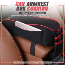 Car Armrest Box cushion Leather Car Central Armrest Pad Black Auto Center Console Arm Rest Seat Box Mat Cushion Pillow Cover Veh 2024 - buy cheap