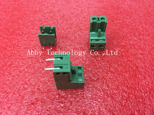 100PCS/LOT 2EDG-5.08-2P + 2EDGR-5.08-2P 2EDG 2EDGR 2Pin 5.08mm Right Angle Pin Plug-in Screw Terminal Block ROHS 2024 - buy cheap