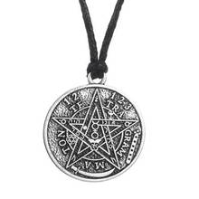 Gothic Tetragrammaton Pentagram Reversable Zodiac Necklace Pendant Vintage Magic Collar Chain Choker Jewelry Women Gift Bijoux 2024 - buy cheap