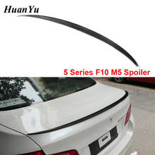 M5 Style Carbon Fiber Trunk Ducktail for BMW F10 F18 M5 5 Series Rear Spoiler Car Styling 520i 535i 530i 2010+ 2024 - buy cheap