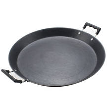 Sartén de hierro fundido sin recubrimiento, sartén gruesa para Cocina de Inducción de Gas, recipiente de panqueque, utensilios de cocina y herramientas de comedor 2024 - compra barato