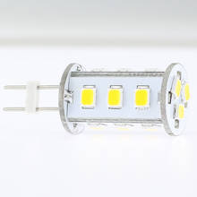Светодиодная лампа G4 15Led супер яркая 2835SMD в качестве источника света до 2200LM 12VDC 12VAC диммируемая лампа 10 шт./лот 2024 - купить недорого