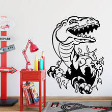 Adesivo de vinil parede de dragão para decoração de casa para quartos infantis berçário quarto decoração de decalque murais 2024 - compre barato