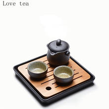 Kung Fu Home Portable Japanese Kuai Ke Tea Set One Pot Two Cups Travel Exquisite Teapot Gift Set 2024 - buy cheap