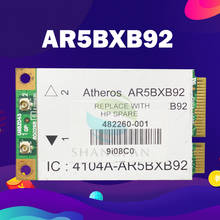 Tarjeta inalámbrica Atheros Dual Band AR9280 AR5BXB92, 300Mbps, Mini PCI-e, WLAN 2024 - compra barato