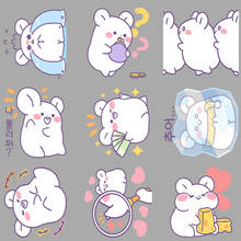 24 Anime Pink Baby Gopher Paper Sticker Decoration DIY Album Diary Scrapbook Book Label Sticker Cute Stationery 2024 - buy cheap