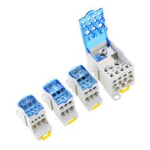 UKK80A-Bloque de terminales 1 en muchos, caja de distribución de Riel Din, Conector de cable eléctrico Universal, 125A 160A 250A 400A 500A 2024 - compra barato