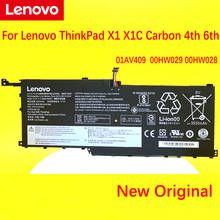 Lenovo ThinkPad X1 X1C Carbon 4th 6th 20FB Аккумулятор для ноутбука 01AV409 20FB-005XUS Оригинал 00HW029 SB10F46467 2024 - купить недорого