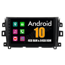 Radio con GPS para coche, reproductor Multimedia con Android 10, ocho núcleos, Bluetooth, estéreo, para Nissan Navara NP300 2015 2016 2017 2024 - compra barato