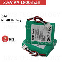 2 PCS/lot Brand new AA 3.6V 1500mAh Ni-MH Rechargeable Battery Pack With Plugs For Cordless Phone Batteries Free Shipping 2024 - buy cheap