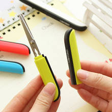 Deli stationery Pen Shape Safe Lovely deli student Mini Scissors Cute Scissors Folding Scissors Kids Scissors Portable Scissors 2024 - buy cheap