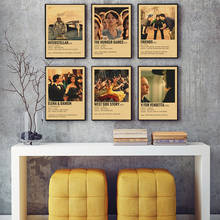 Póster de película clásica, serie de TV, carteles Retro de papel Kraft, pintura artística, imagen para decoración de pared de habitación y Bar 2024 - compra barato