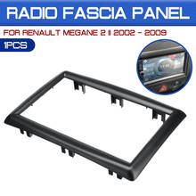 2 din rádio do carro traço cd fáscia guarnição para renault megane 2 ii 2002 2003 2004 2005 2006 2007-2009 instalação placa painel quadro 2024 - compre barato