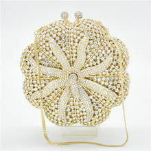 Luxury Bag for Wedding&Party Elegant Women Evening Bag with Handle Chain Shoulder Handbags  Luxury Crystal Bridal Wedding Purse 2024 - buy cheap