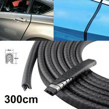 300cm Auto Universal Car Door Edge Rubber Scratch Protector Moulding Strip Protection Strips Sealing Anti-rub DIY Car-styling 2024 - buy cheap