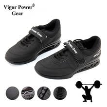 Vigor Powe Gear High Quality Weight Lifting Shoes For Suqte Power Lifting Exercise Training Leather Non Slip Weightlifting Shoes 2024 - buy cheap