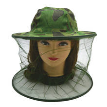 Protector facial de cabeza de Mosquito, gorra de malla a prueba de insectos rojos, sombrero de pesca al aire libre, para el sol 2024 - compra barato