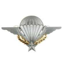 FRANCE BREVET ARMY INSTRUCTOR PARATROOPER AIRBORNE WINGS STAR MILITARY BADGE PIN 2024 - buy cheap