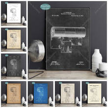 Toilet Paper Patent Poster Bathroom Wall Art Posters and Prints Roll of Toilet Paper Blueprint Canvas Painting Home Decoration 2024 - buy cheap