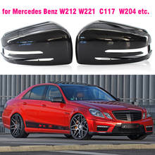Car Side Door Rearview Side Mirror Cover Cap For Mercedes Benz W212 W176 W246 W204 W221 CLS X156 C117 C218 Parts styling 2024 - buy cheap
