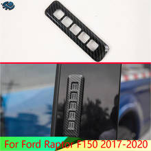 For Ford Raptor F150 2017-2020 Car Accessories Carbon Fiber Style Door code lock cover decorated with sequins 2024 - buy cheap