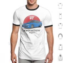 Evo Vi ( Blue ) T Shirt DIY Cotton Big Size S-6xl Mitsubishi Lancer Evolution Lancerevolution Evolutionvi Evolution Vi Evovi 2024 - buy cheap