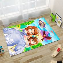 Disney Sophia-alfombra de juego de princesa para niños, tapete suave absorbente para cocina, Baño, Dormitorio de niñas, sala de estar, alfombra decorativa para el hogar 2024 - compra barato